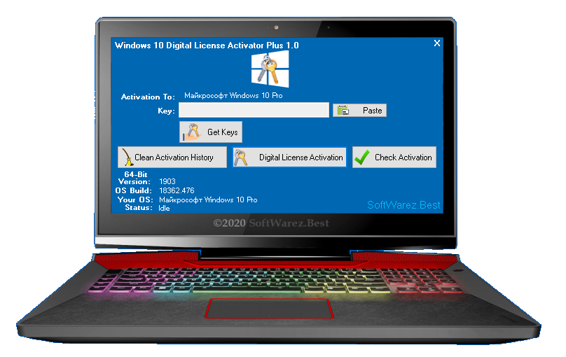 Windows 10 Digital License Activator Plus